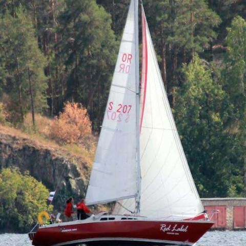 Яхта на озере Увильды №274