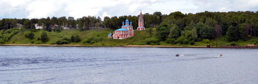 Вид на Тутаев с Волги