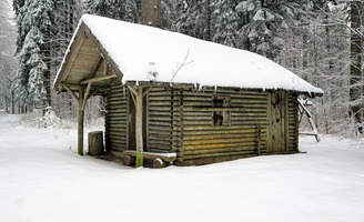 Отдых на природе, баня